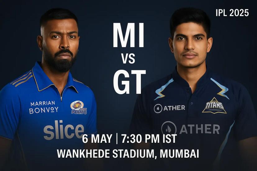 IPL 2025 Clash: MI vs GT at Wankhede – Pitch Report, Stats & Fantasy Insights