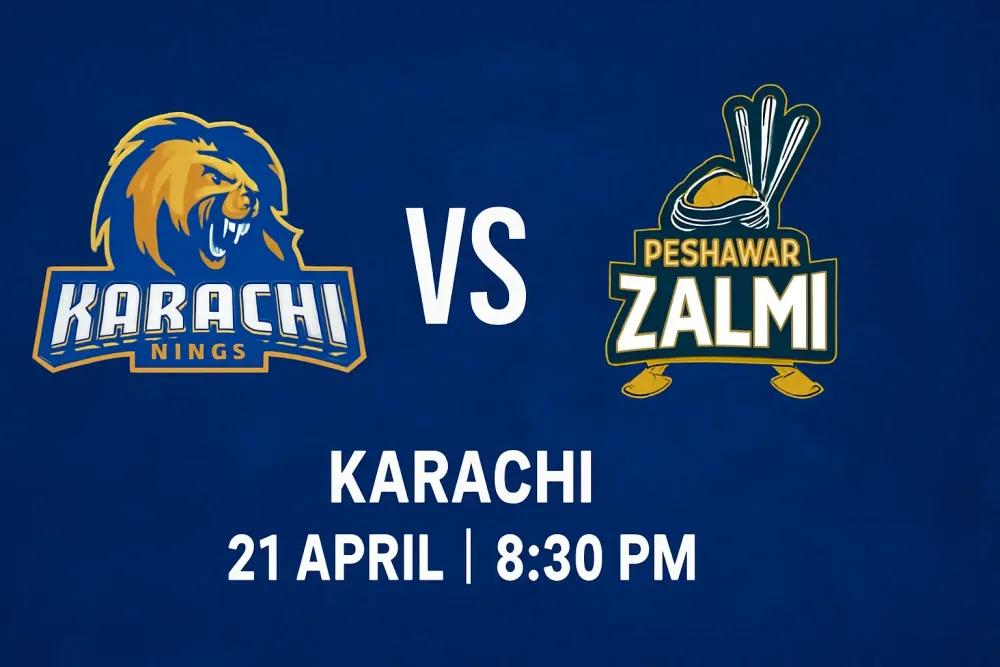 Karachi Kings vs Peshawar Zalmi: Dream11 Prediction, Fantasy Tips, Pitch Report & Key Players | PSL 2025