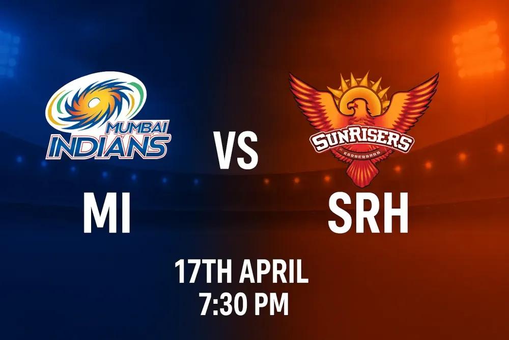MI vs SRH: Dream11 Prediction, Fantasy Tips, Pitch Report & Key Players | IPL 2025