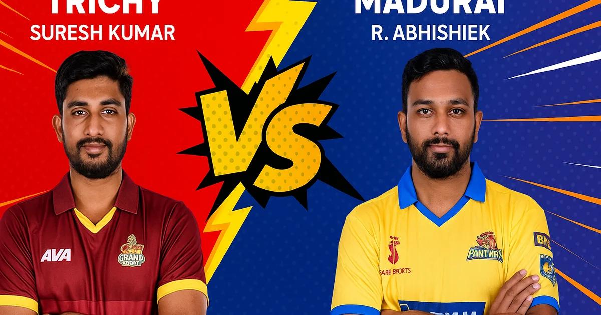 TNPL 2025: Trichy Grand Cholas vs Siechem Madurai Panthers – Match Preview, Fantasy Tips & Pitch Report